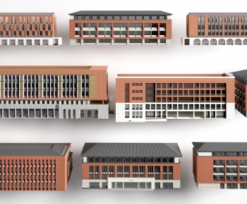 Modern School Building-ID:882041935