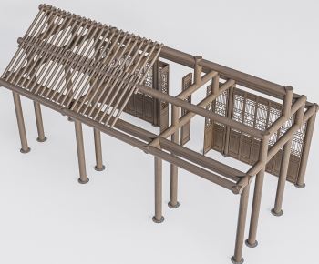 中式古建筑框架-ID:415000922