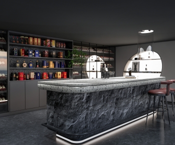 Modern Wine Cellar/Wine Tasting Room-ID:973012929