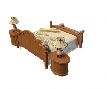 Modern Double Bed-ID:578563939