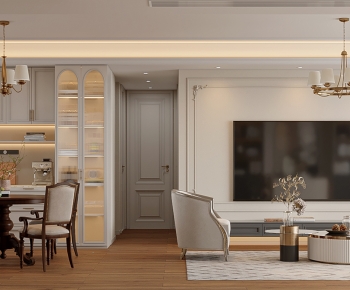 American Style A Living Room-ID:576512107