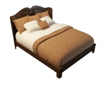 Modern Double Bed-ID:639914048