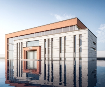 Modern School Building-ID:354743006