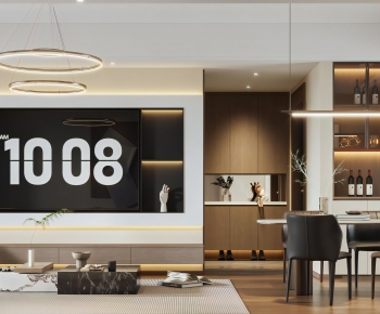 Modern A Living Room-ID:800935984