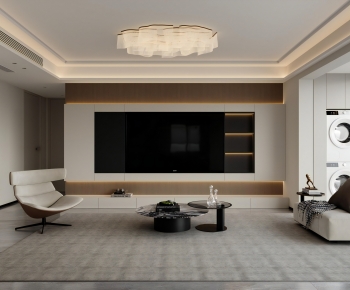 Modern A Living Room-ID:724447972