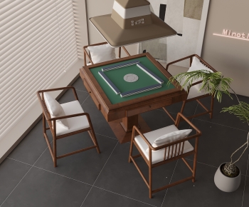 Modern Mahjong Tables And Chairs-ID:596230981