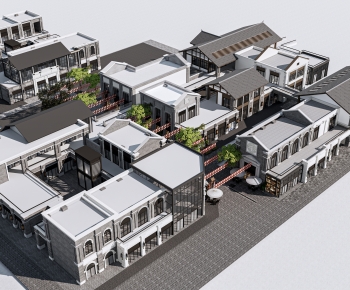 Chinese Style Commercial Street-ID:227925068