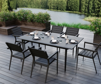 New Chinese Style Dining Table And Chairs-ID:873835098