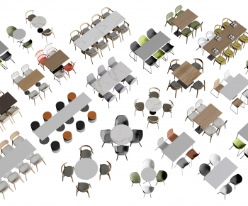 Modern Dining Table And Chairs-ID:845726015