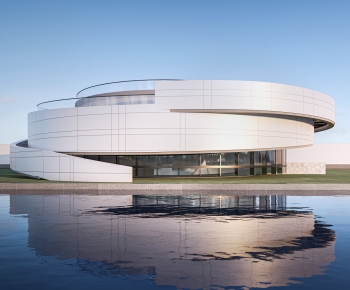 Modern Architecture Of Artistic Style-ID:134064911