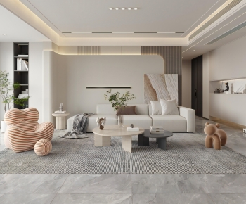 Modern A Living Room-ID:388427021