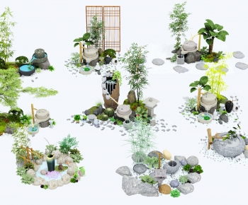 New Chinese Style Plant Landscaping-ID:307743076