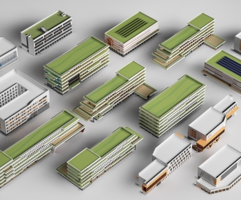 Modern School Building-ID:144349102