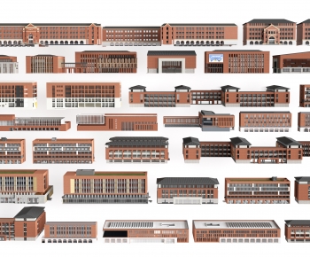 Modern School Building-ID:130175113