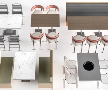 Modern Dining Table And Chairs-ID:810890276