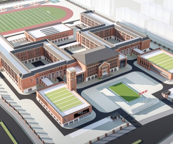 Modern Architectural Bird's-eye View Planning-ID:642646075