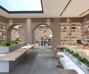 Modern Bookstore Book Bar-ID:686378004