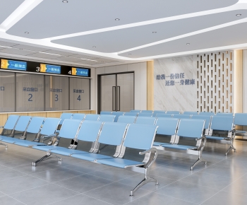 Modern Hospital Hall-ID:738239052
