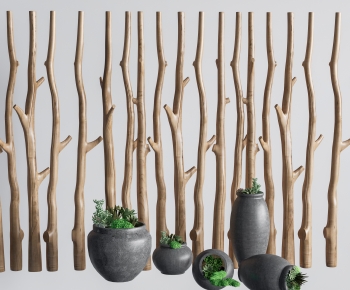 New Chinese Style Wooden Screen Partition-ID:487515938