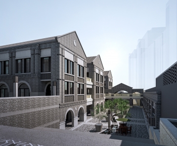 New Chinese Style Appearance Of Commercial Building-ID:787666082