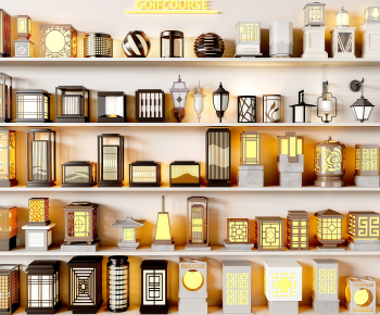 New Chinese Style Outdoor Light-ID:420404913