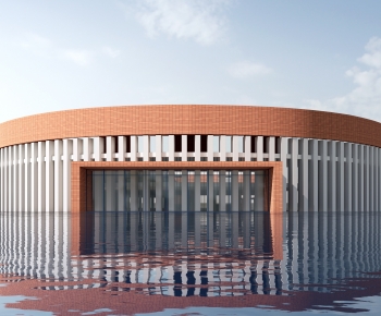 Modern Architecture Of Artistic Style-ID:667010074