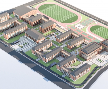 Modern Architectural Bird's-eye View Planning-ID:309565077