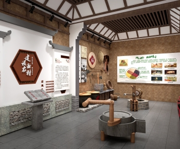 新中式乡村农耕展厅展馆-ID:255301021