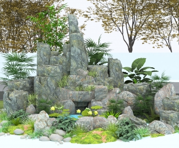 Modern Rockery Waterscape-ID:939203022