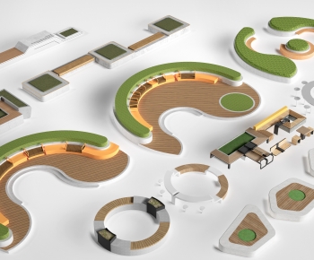 Modern Communal Chair-ID:759500988