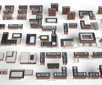 Modern School Building-ID:422286033