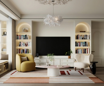 French Style A Living Room-ID:931010969