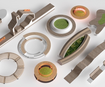 Modern Communal Chair-ID:560447937