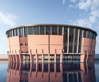 Modern Architecture Of Artistic Style-ID:571805955