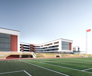 Modern School Building-ID:846894987