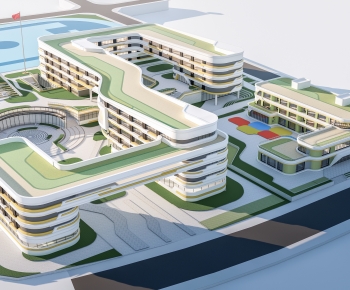 Modern Architectural Bird's-eye View Planning-ID:588115934