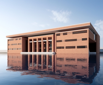 Modern Architecture Of Artistic Style-ID:695689929