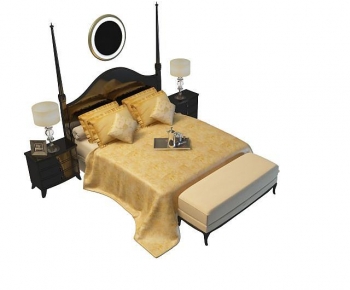 Modern Double Bed-ID:565905098