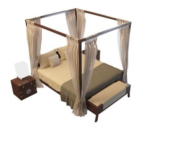 Modern Double Bed-ID:976341016