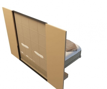 Modern Double Bed-ID:461673979