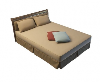Modern Double Bed-ID:945391895