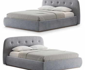 Modern Double Bed-ID:641762022