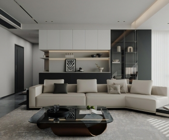 Modern A Living Room-ID:803483019
