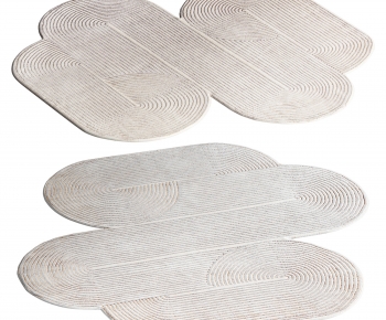 Wabi-sabi Style Circular Carpet-ID:602050075