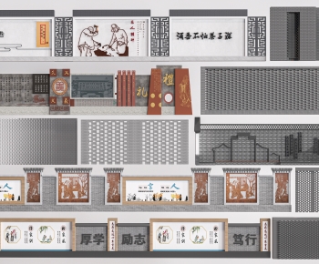 New Chinese Style Landscape Wall-ID:201131117