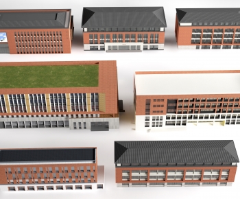 Modern School Building-ID:767391923