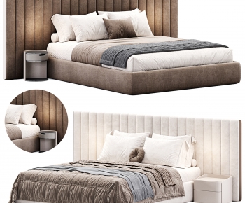 Modern Double Bed-ID:573678978