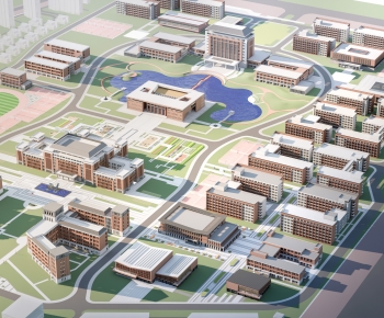 Modern Architectural Bird's-eye View Planning-ID:877732046