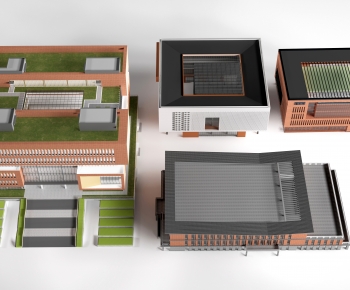 Modern Architecture Of Artistic Style-ID:504358051