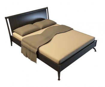 Modern Double Bed-ID:927741052